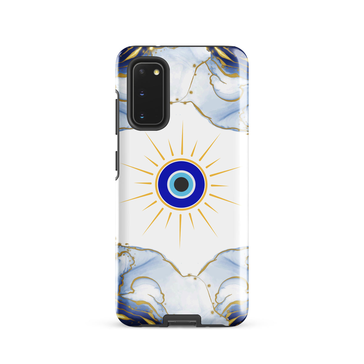 Phone case with Evil Eye on a white background